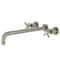 Kingston Brass KS8048BEX Wall Mount Tub Faucet, Brushed Nickel KS8048BEX - alternate 1